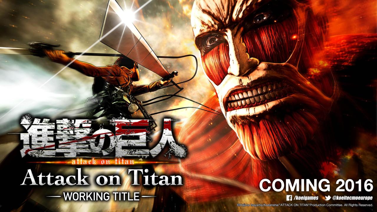 fuku-shuu:  The countdown from KOEI TECMO the past few days teasing the Shingeki