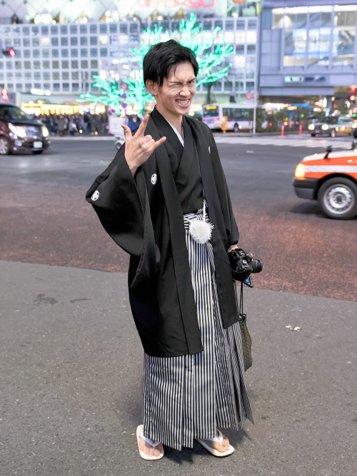 tokyo-fashion:50+ more photos of pretty Japanese Coming Of Age Day 2017 kimono on the streets of Shi