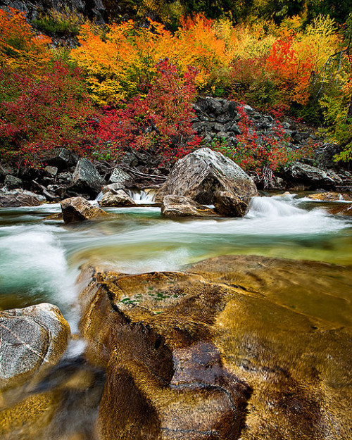 Autumn Color, Tumwater Canyon by KPieper on Flickr.