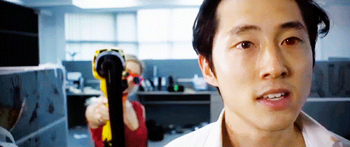 nerdsagainstfandomracism: eastasiansonwesternscreen:  Steven Yeun as   Derek Cho