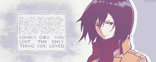 kuurikaras:List of favourite characters 【4】 Mikasa Ackerman