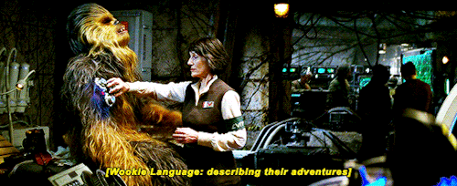 princessofbadassery:nonhoration:#chewie: strides fearlessly into the jaws of death on the reg #chewi