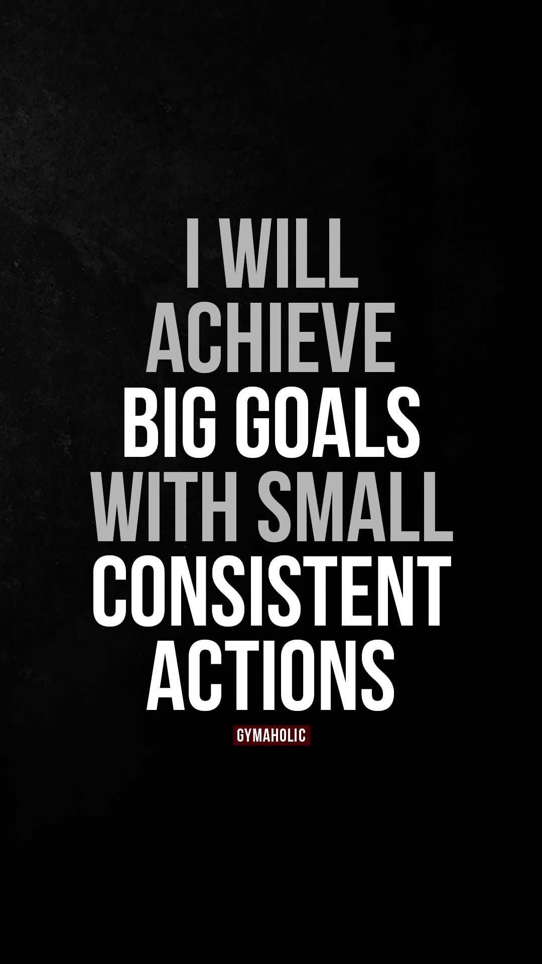 I will achieve big goals