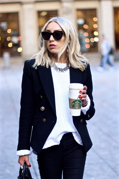 monochrome outfit