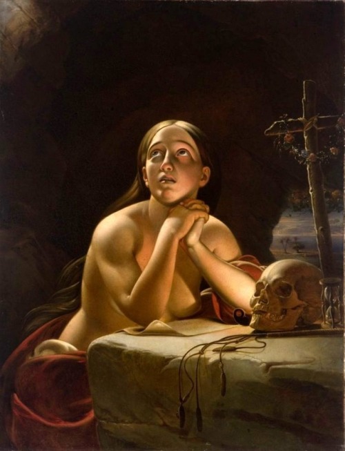 The Penitent Magdalene (St. Mary Magdalene), Jan Tysiewicz (pseudonym of  Władysław Niewiarowic