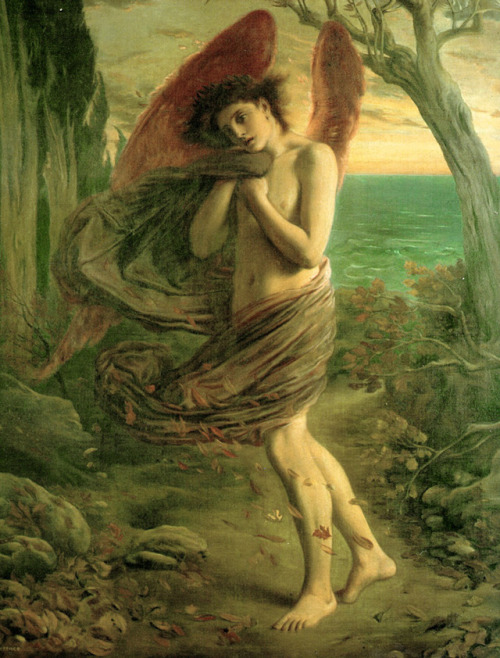 loumargi:1866+Simeon Solomon+Love in Autumn