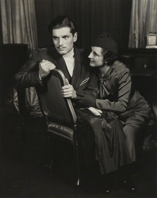 saisonciel:  Laurence Olivier and Jill Esmond in The Green Bay Tree (Vandamm, 1933)