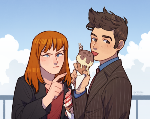 mayomkun:More Doctor &amp; Donna, I really love them &lt;3 Sometimes platonic friendship shipping is