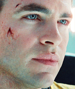  #JAMES TIBERIUS KIRK WEARS HIS HEART ON HIS SLEEVE AND THE STARFLEET INSIGNIA ON HIS FACE   
