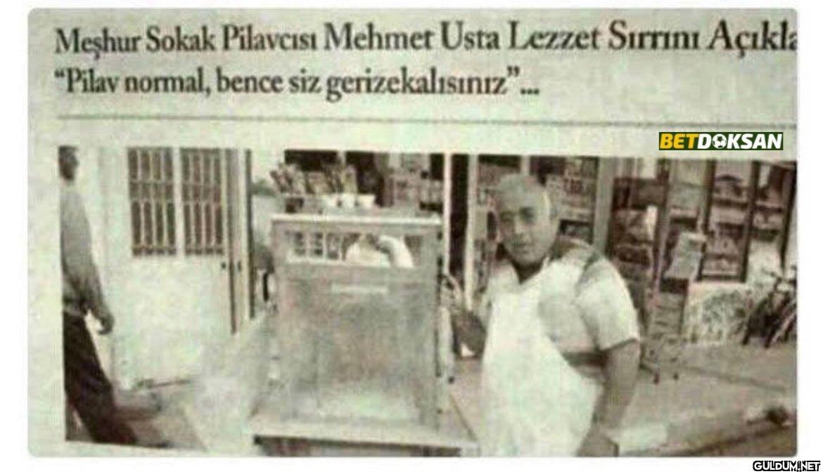 Meşhur Sokak Pilavcısı...