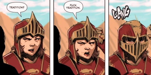 sockich:Tradition? Fuck tradition.Rat Queens #8 by Kurtis J. Wiebe, art by Roc Upchurch