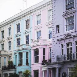 stylishblogger:  Pastel colored houses in