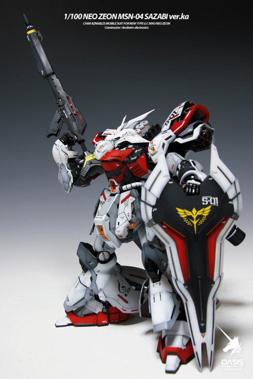 toysmaniac: MG 1/100 Sazabi Ver.Ka  Modeled by: OASIS [gonzo2000] 