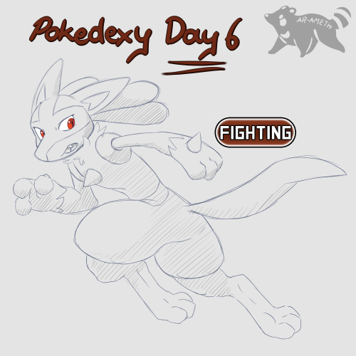 #POKEDDEXY Day 6: Favorite fighting typeLucario