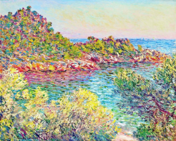 tndra:Claude Monet  Landscape near Montecarlo, 1883