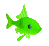 green fish