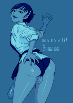 Neone-X:  Daily Life Of Eva# Eva Met Sakura In Futar Buckspage1.Eva [Uh…Thank You