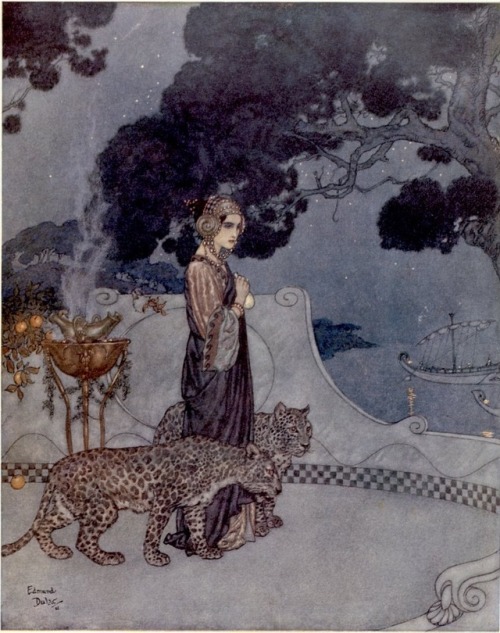 afrasiiyab:Edmund Dulac (1882-1953), ‘Circe’