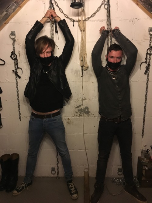 XXX jamesbondagesx:  Two lads captured and restrained. photo