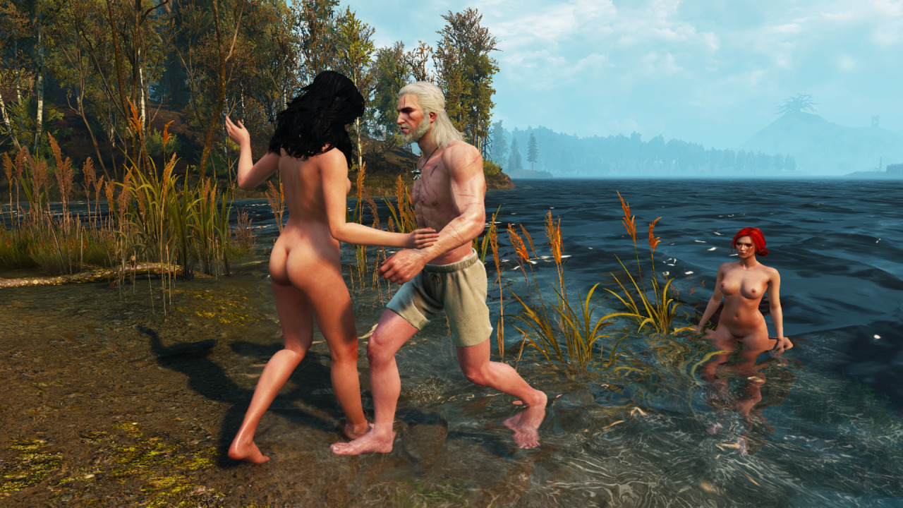 xpsfm:  Went swimming with my girls….Yen freaked out because I checked out Triss