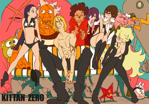 leseanthomas:  Illustrations from one of my favorites, GAINAX animator Ishizaki Toshio (AKA SUSHIO).  