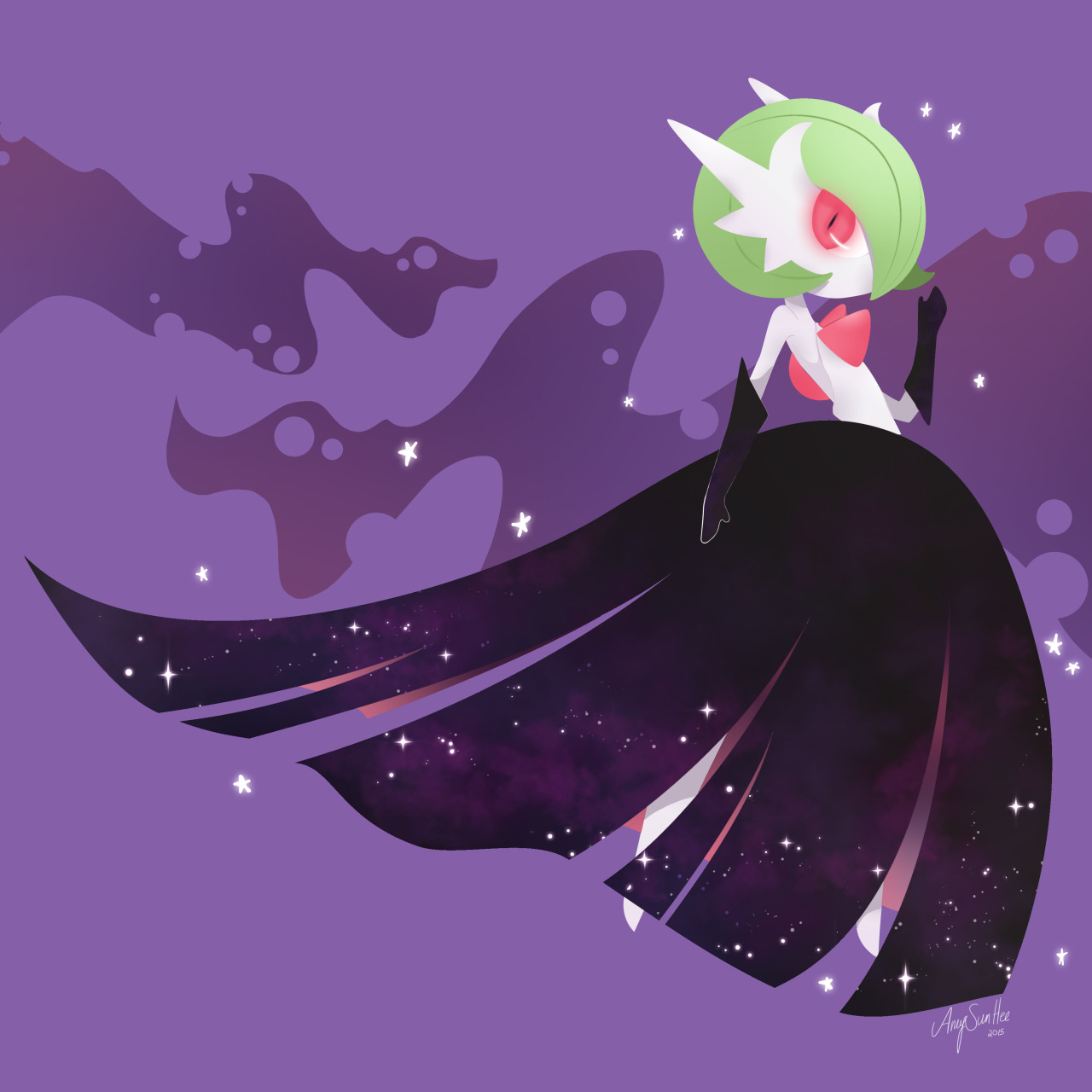 Mega Gardevoir (Shiny) by HyperFlannel -- Fur Affinity [dot] net