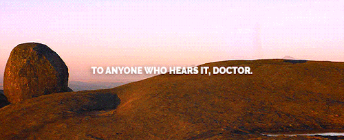 tillthenexttimedoctor: “Can you hear that noise?”