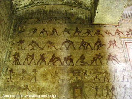 Ancient Egyptian wrestling/grappling, Tomb of Khety, circa 2000 BC