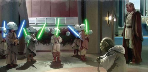 darthluminescent:Star Wars:  Attack of the Clones Paintings // by Brian Rood