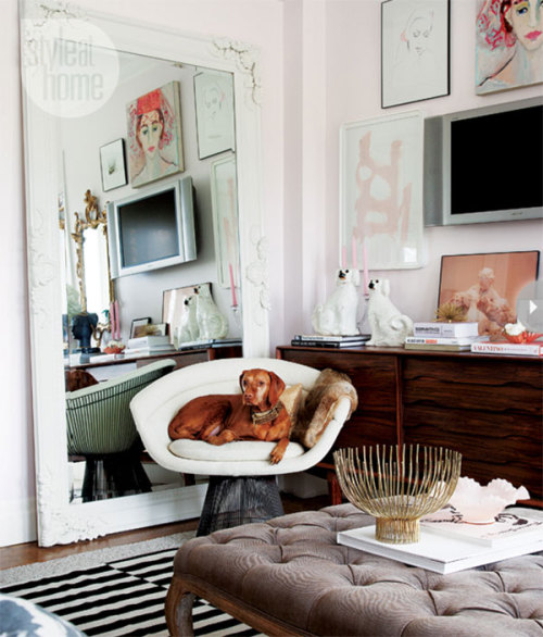 {Fell instantly in love with the brass and carerra, the perfect mixes of prints, textures and patter