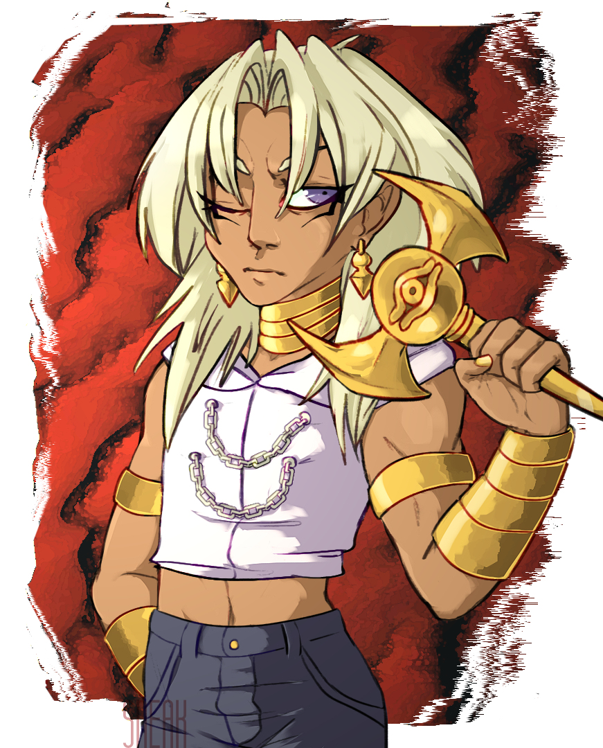 sneakyshitcatspit:  big haired Egyptian boy wears too much gold