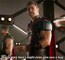 asgardodinsons:thor out here making even the most cynical of characters soft for him