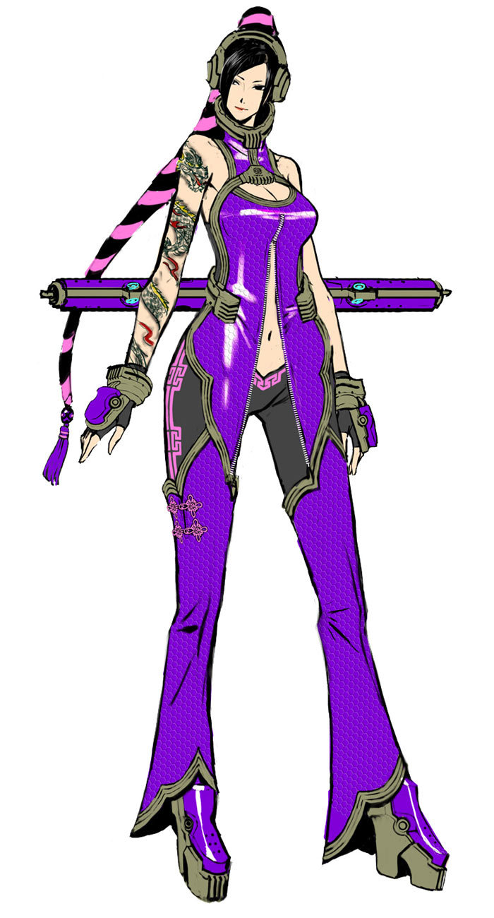sekigan:  Fei Rin - Characters &amp; Art - Anarchy Reigns 