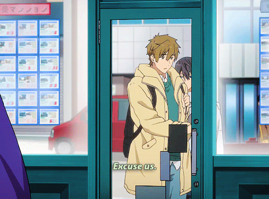 eleveates:
  
    “I wonder what kind of person Kisumi’s uncle is.”
  
  
    “If they’re clones, then we’re going home.”
  


Free! Take your Marks (2017) – E01 #free#gif
