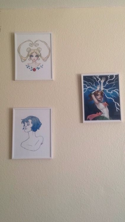 orlaiswhitedivine: I finally framed and hung these beautiful pieces from samhoeffer that I purchased