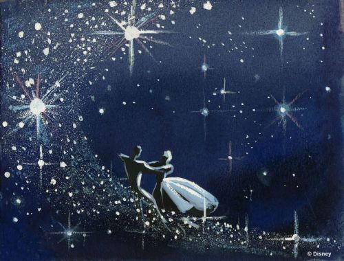 theniftyfifties:Mary Blair concept art for Walt Disney’s ‘Cinderella’, 1950.