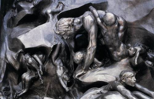 Details from August Rodin’s La Porte d'Infer/The Gates of Hell (1880-1917)