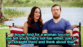 mithen-gifs-wrestling:  Meanwhile, on Total Bellas one of the key conflicts is the difference between John Cena and Nikki’s sex life and Daniel Bryan and Brie’s sex life, and it is amazing. 