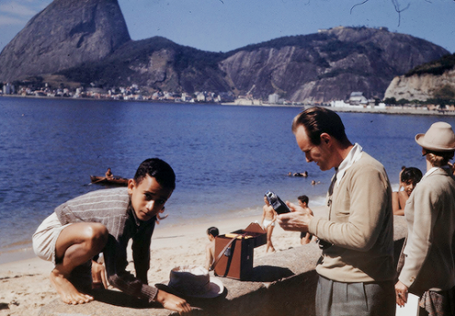 Lee and Mary Blair photographed by Hart Preston during Walt Disney’s South American Goodwill Tour, c