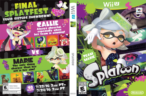 splatoonus: Pledge your allegiance to Team Callie or Team Marie with this nifty printable alternativ