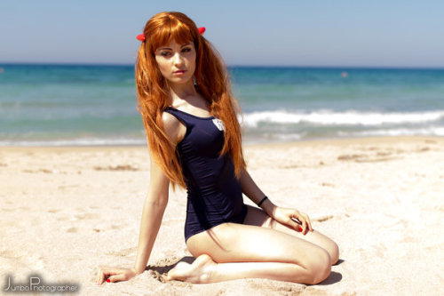 Porn photo hotcosplaychicks:  Asuka Langley swimsuit