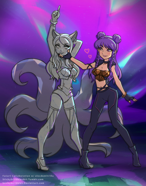  Ahri and KaiSa Statue Transformation We porn pictures