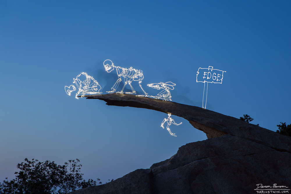 dariustwin:  Where the Sidewalk Ends  Location: Potato chip rock - San Diego, CA