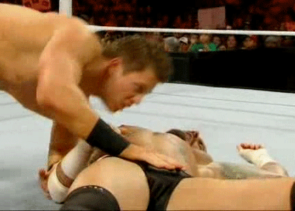 Damn Miz had a handful of Punk! O.O