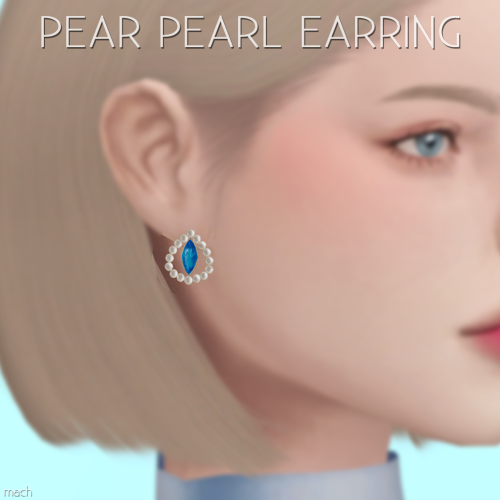 [mach] Pear Pearl EarringNew mesh14 swatchesHQ compatibleDon’t edit/re-upload DOWNLOAD Buy me a coff