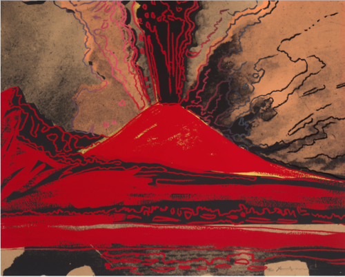 redlipstickresurrected:Andy Warhol (American, 1928-1987, b. Pittsburgh, PA, USA) - Vesuvius, 1985 Se