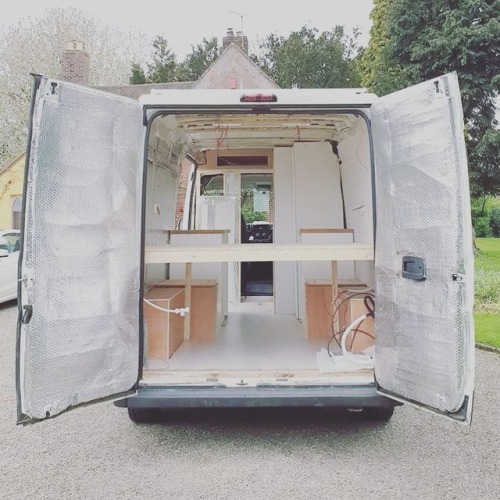 New vanlifer is coming! @greenearthlingblog “ Currently Building a Tiny Eco Van ⚪️ Living a Lo