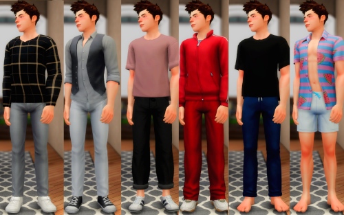 Aaron (Sim Download)Teen sim.He/Him.CC Included: sweater and beach top by me, skin tint by my bff @c