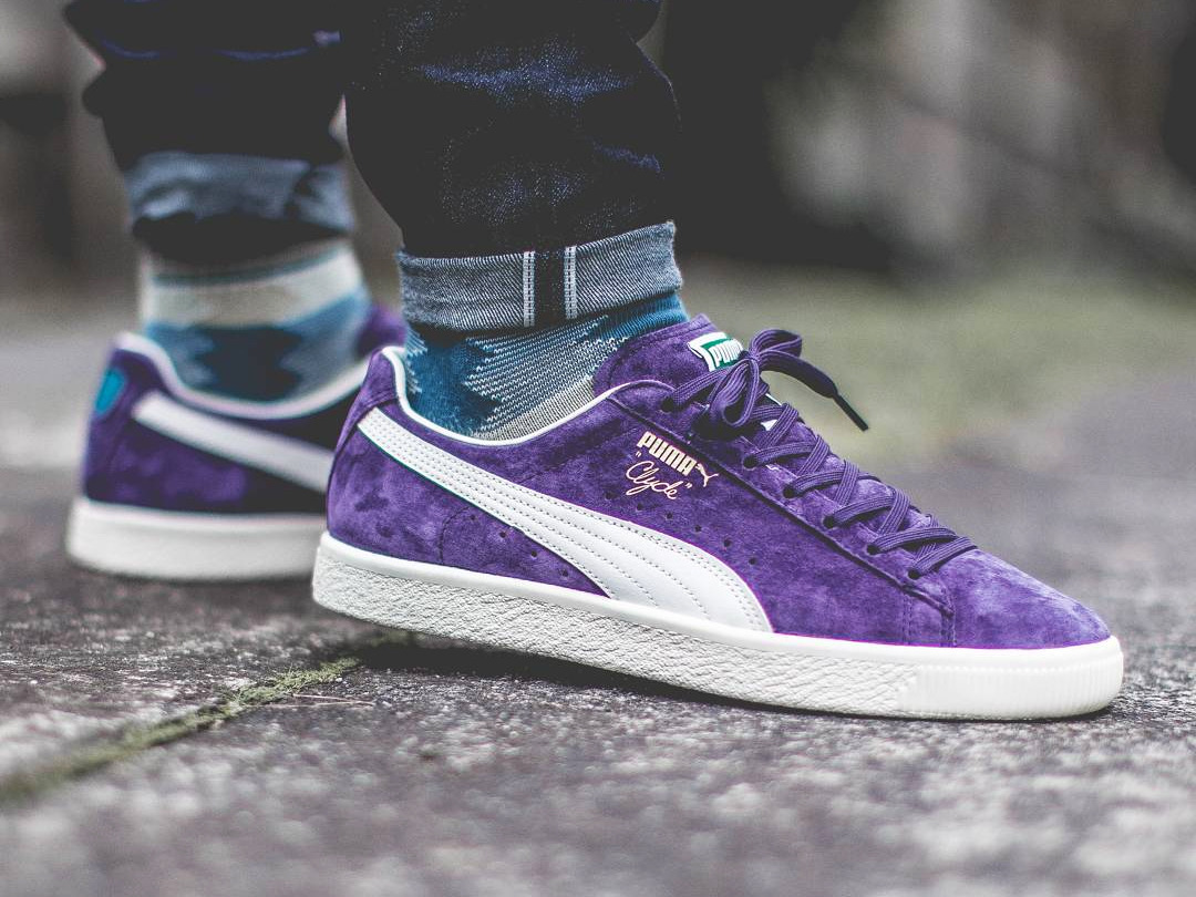 puma clyde purple