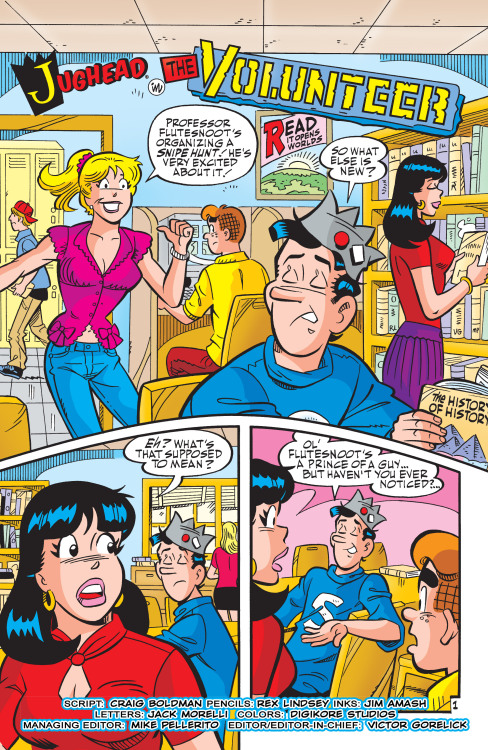  From The Volunteer, Archie’s Pal Jughead #201 (2010). 